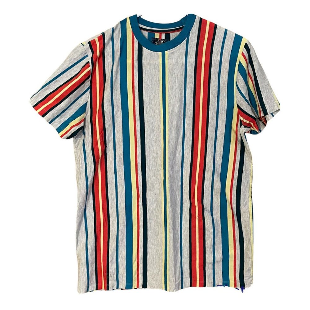 San Francisco workshirt men’s medium striped T Shirt Short Sleeve
